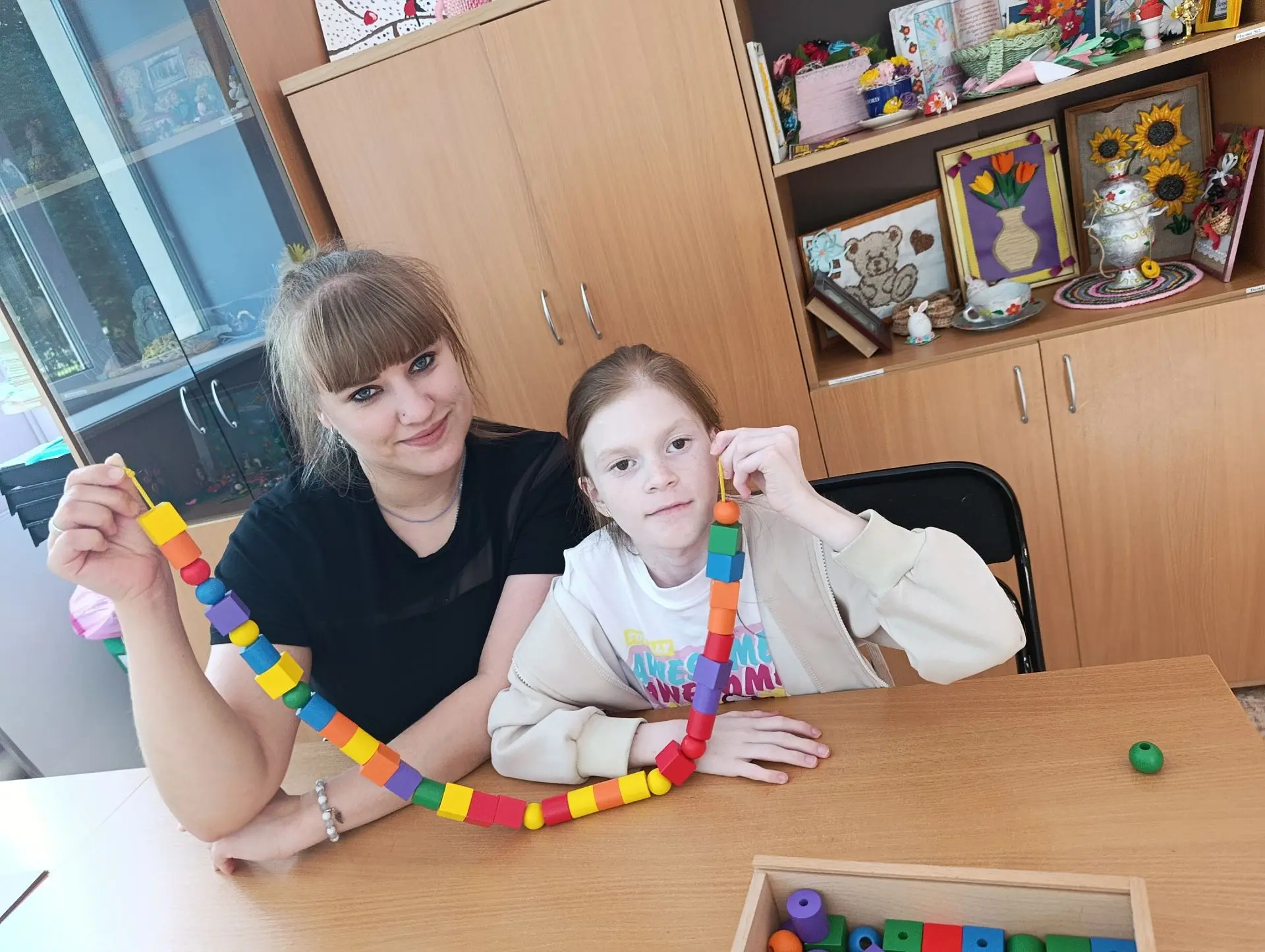 😎В отделении социальной помощи семье и детям КЦСОН «Милосердие» продолжаются интегрированные заняти