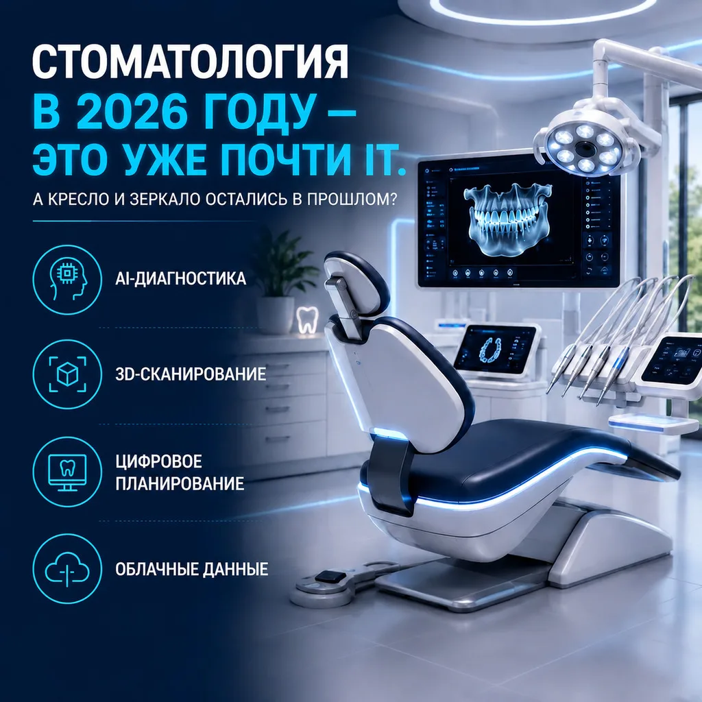 Когда-то поход к стоматологу выглядел просто: врач, инструменты, снимок и план лечения ...