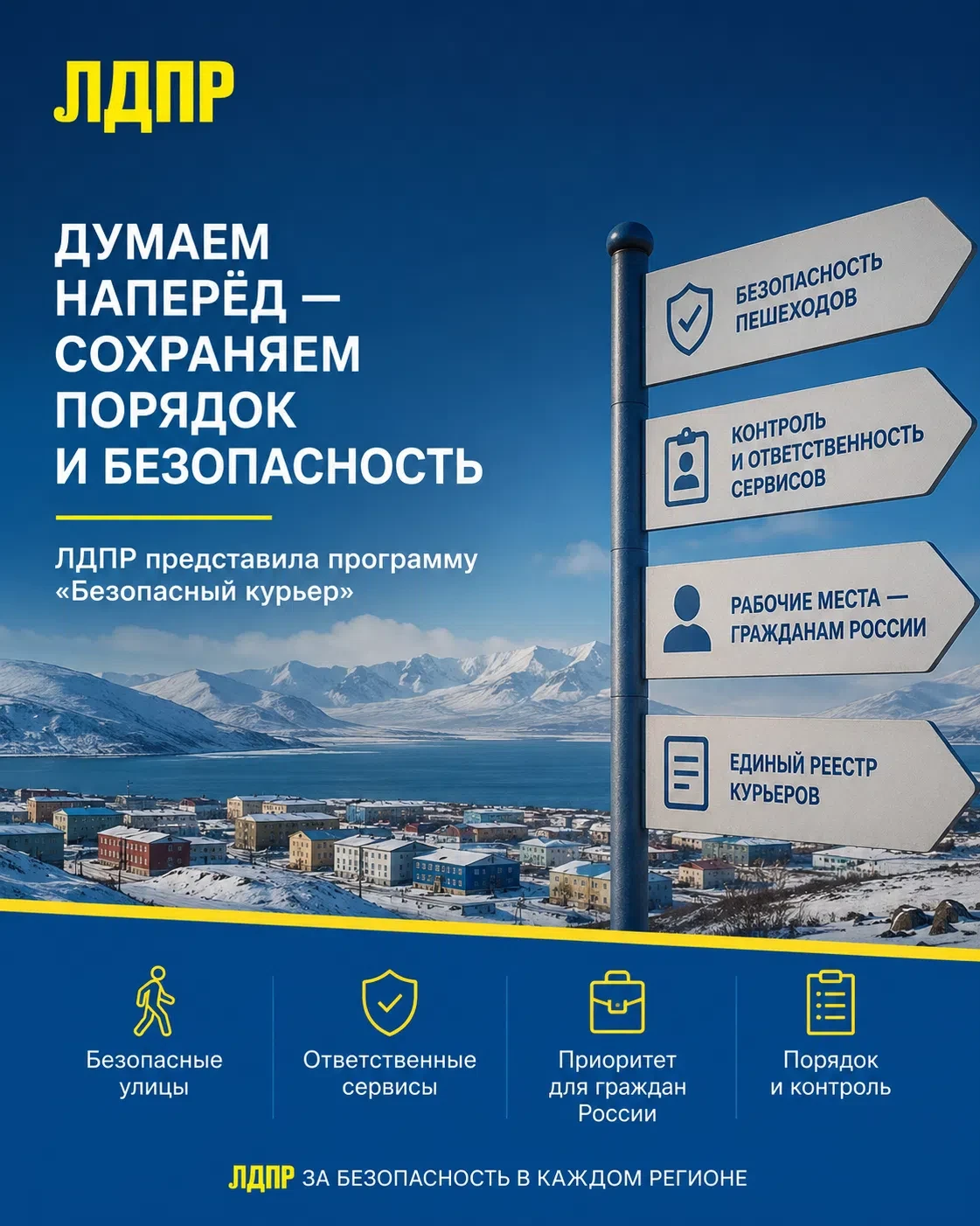 👀Безопасность на улицах должна быть одинаково важна для каждого региона.
