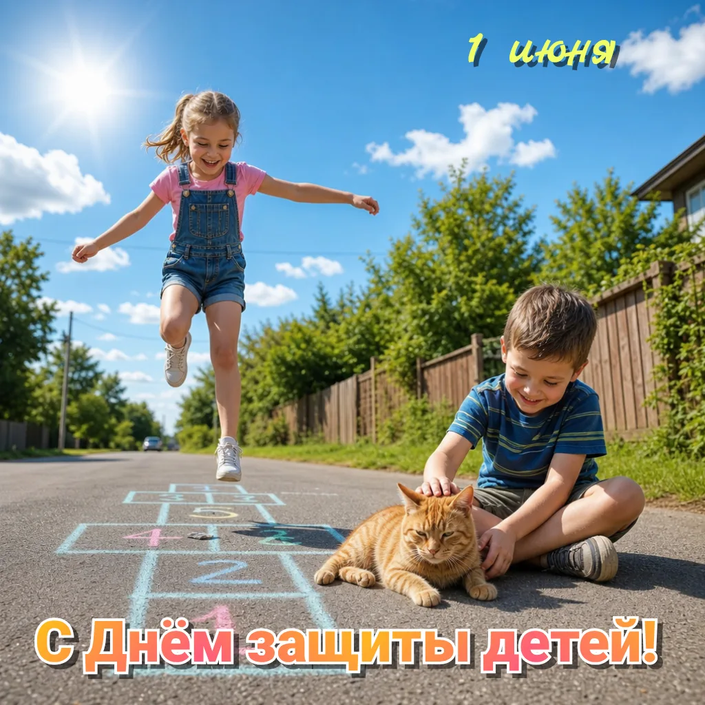 Первое июня.