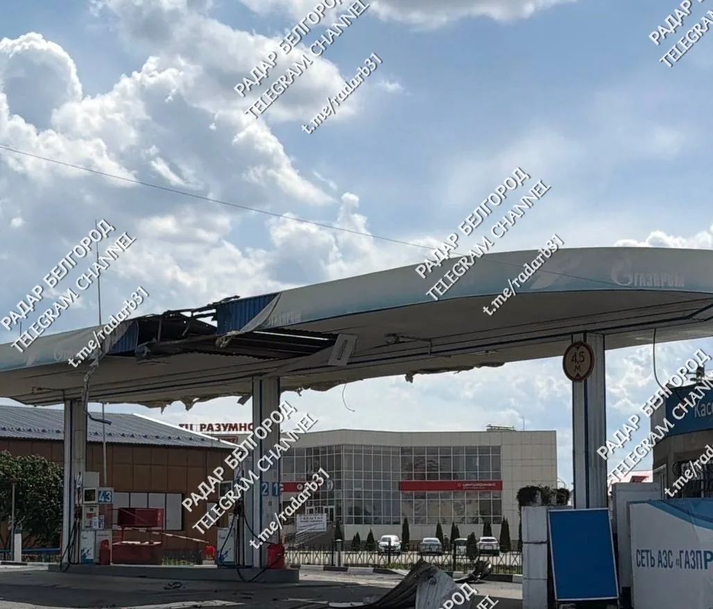 ⚡️В посёлке Разумное вражеский дрон также атаковал АЗС.