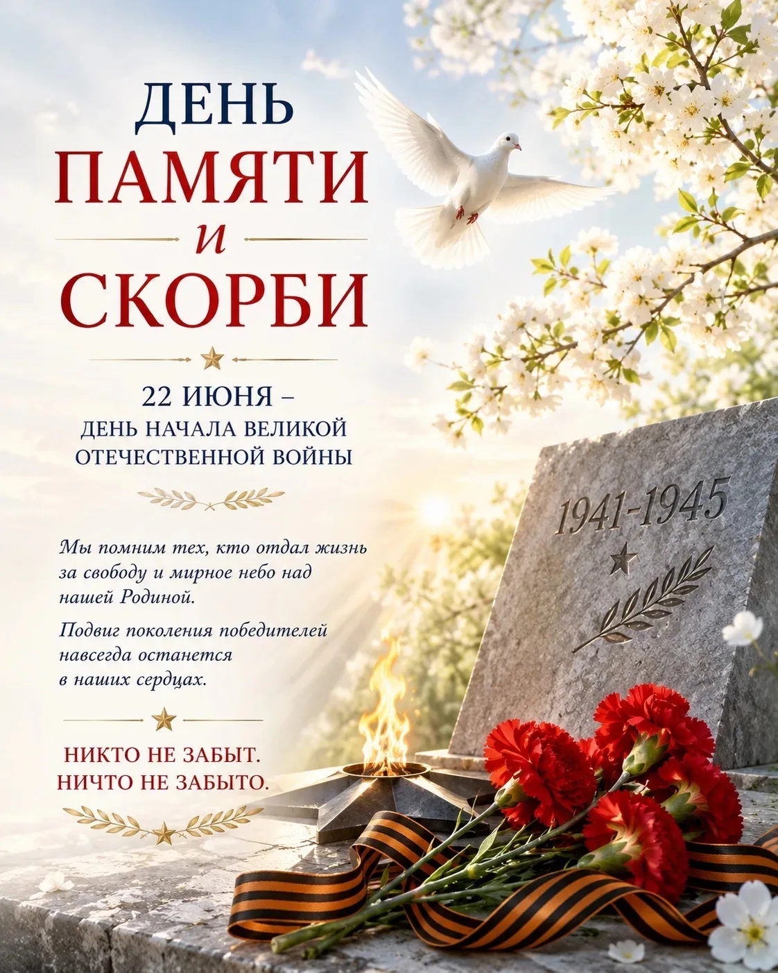 🙏 Сегодня — ДЕНЬ ПАМЯТИ И СКОРБИ