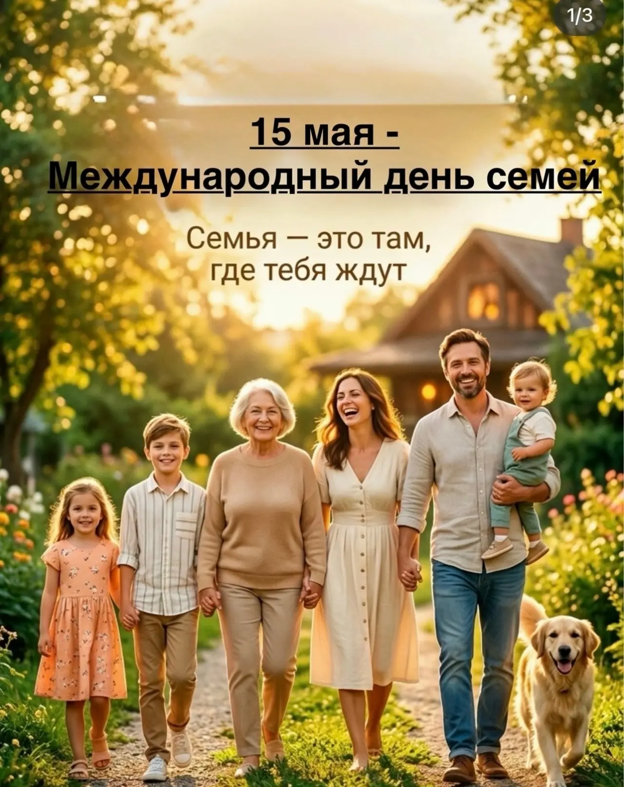 ❤️15 мая весь мир отмечает теплый и важный праздник-Международный день семьи! Семья- эт...