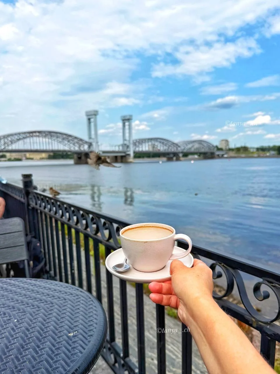 Кофе с видом на Неву ☕️