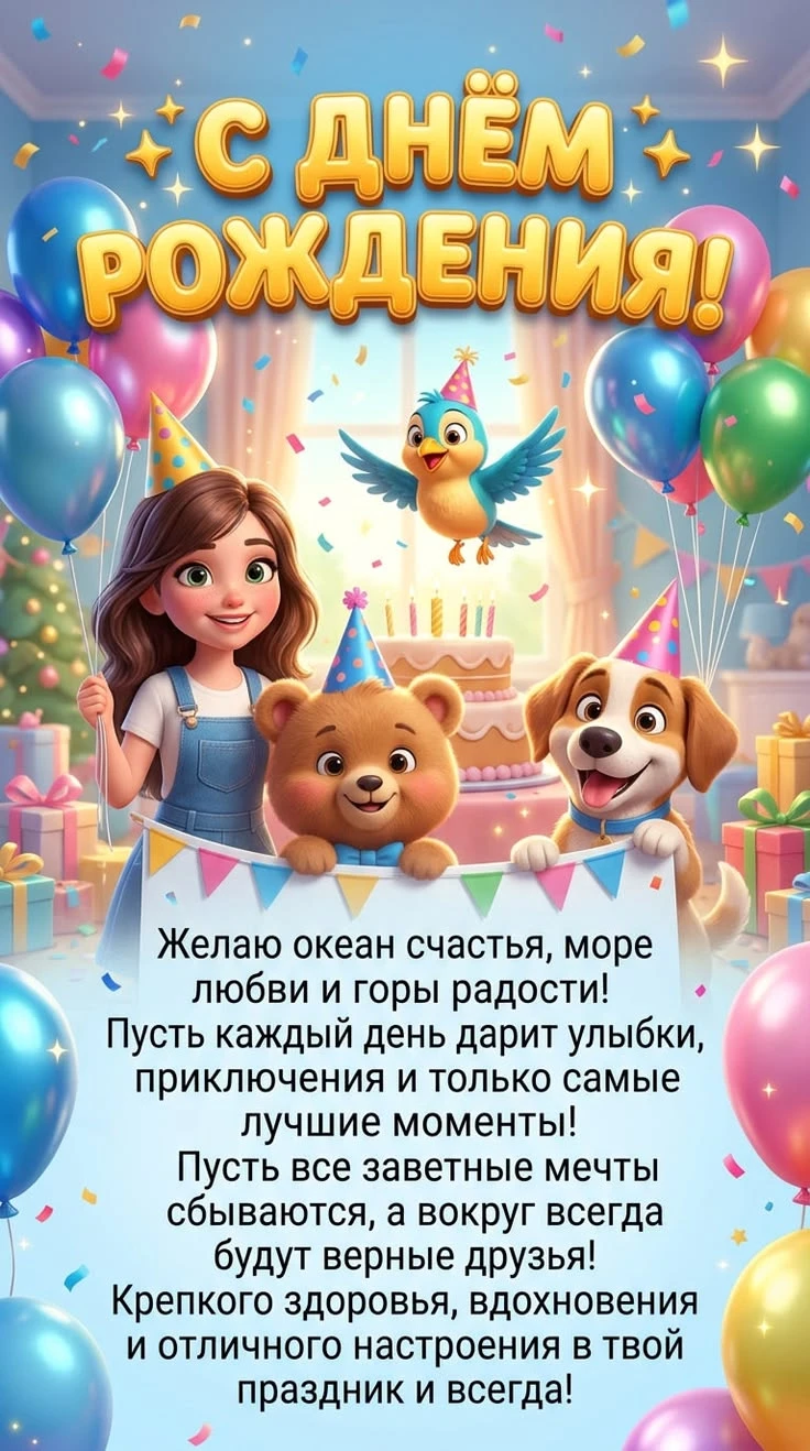 Поздравляем с Днём рождения! 🎂🎁