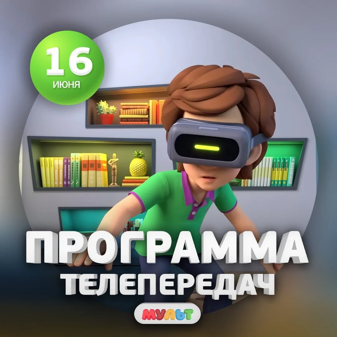 Программа телеканала МУЛЬТ на 16 июня 2026 года📺

06:00    ВРЕМЯ МАЛЫШЕЙ. Мини-Мишки, Ми-Ми-Мишки  