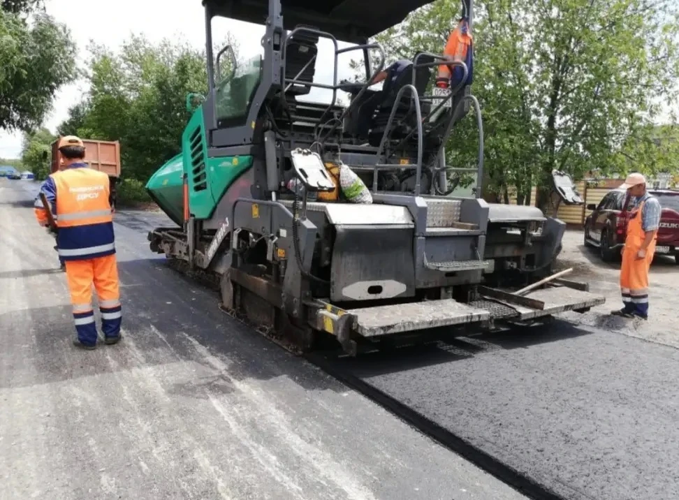 В Раменском округе проводился ремонт дорог, в том числе в ТУ "Троицкое"