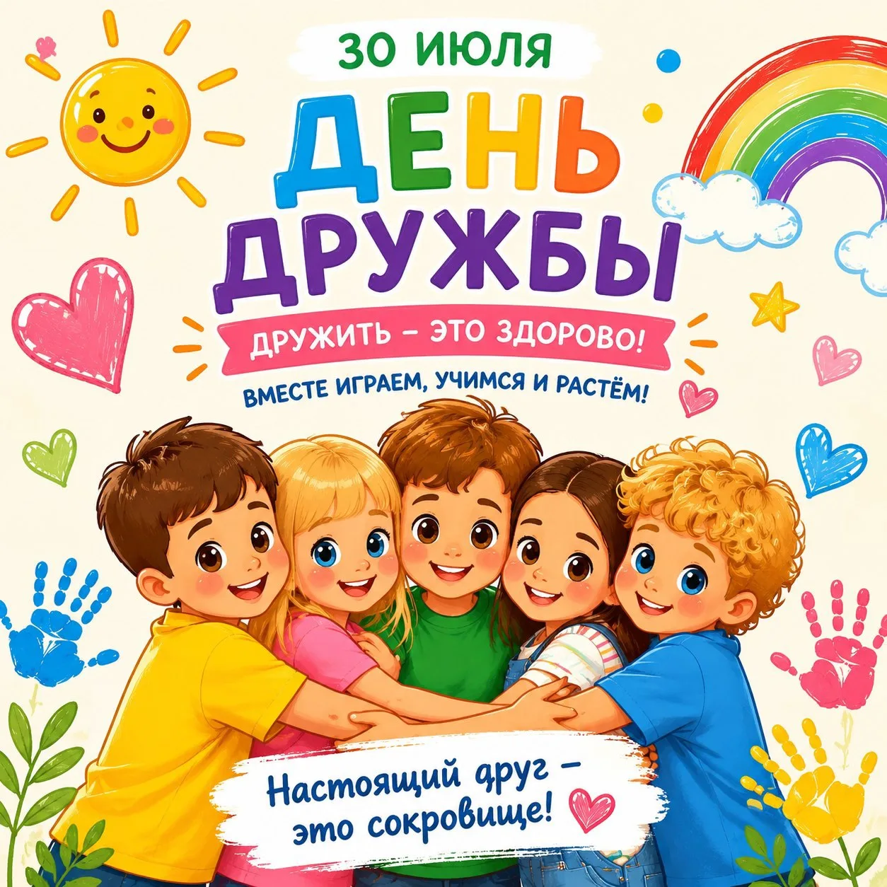 🎉 День дружбы в нашем детском саду! 🎉

Дружба — это про поддержку, про умение радоваться вместе и 