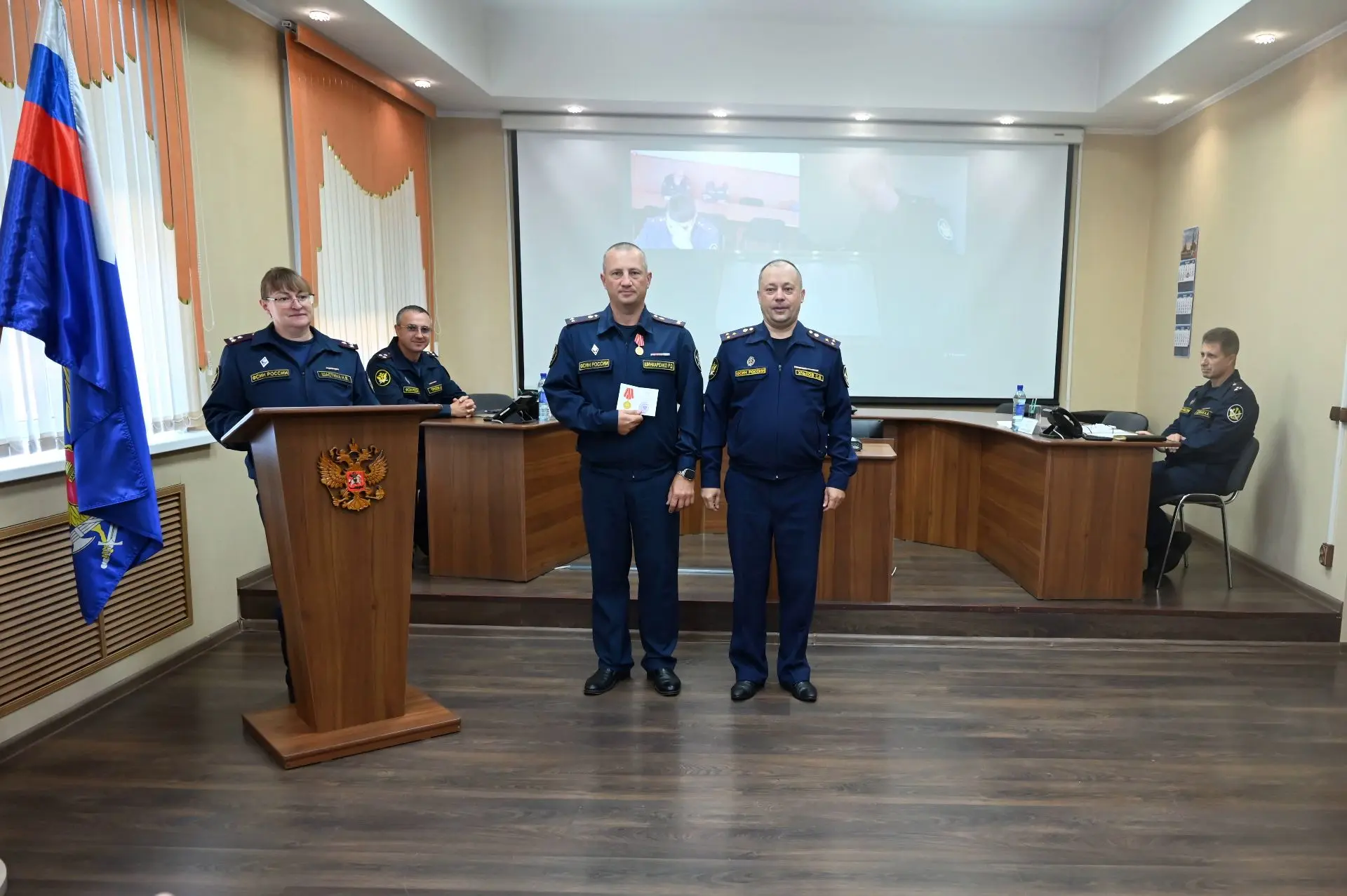 В УФСИН России по Сахалинской области состоялось плановое совещание под руководством вр...