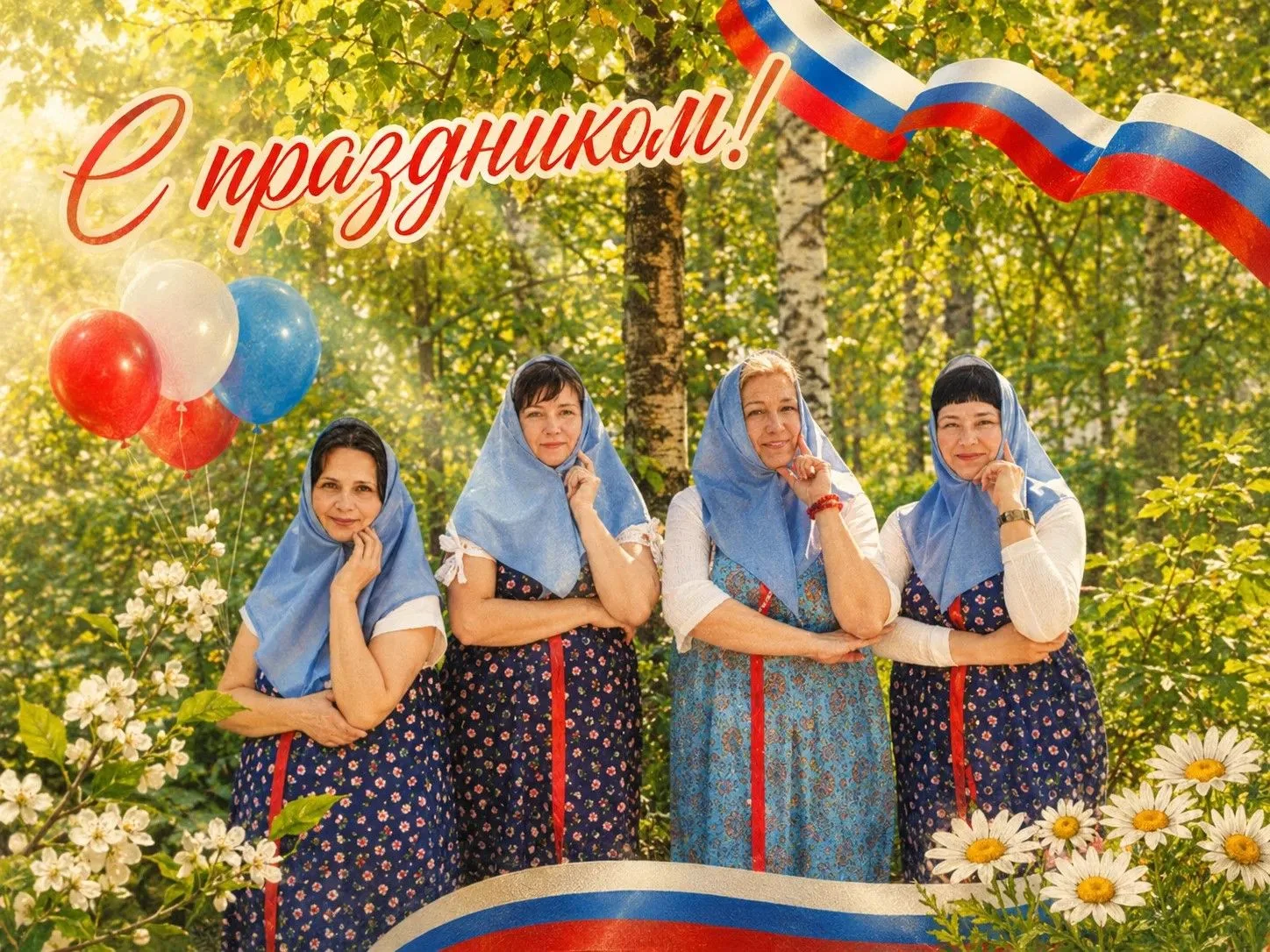 В рамках национального проекта «Семья» программы «Активное долголетие», участники клубов «Радуга иде