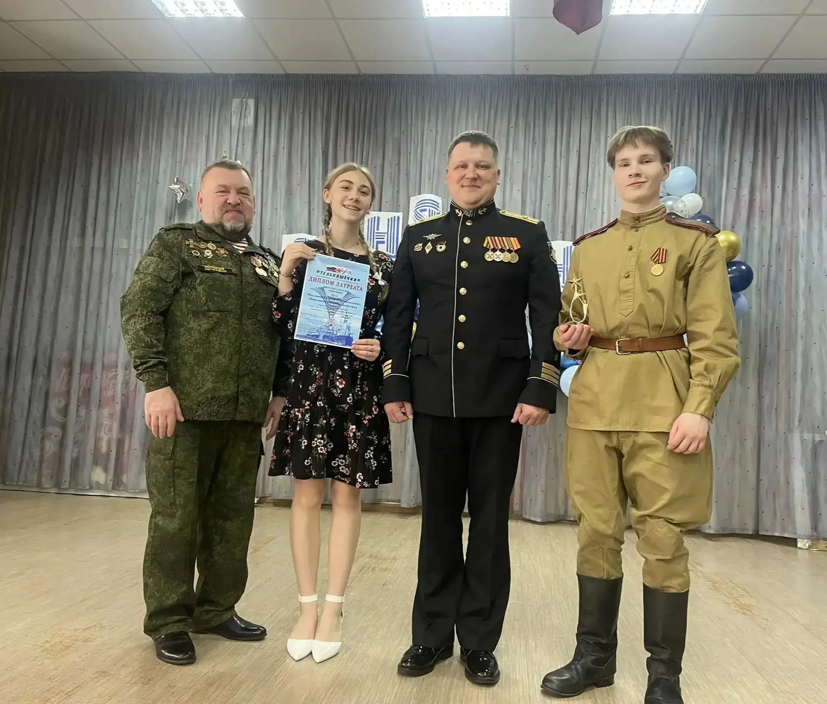 📆14 марта 2026 года в Гимназии им. А. Грина г. Кирова состоялся V военно-патриотический фестиваль «Т