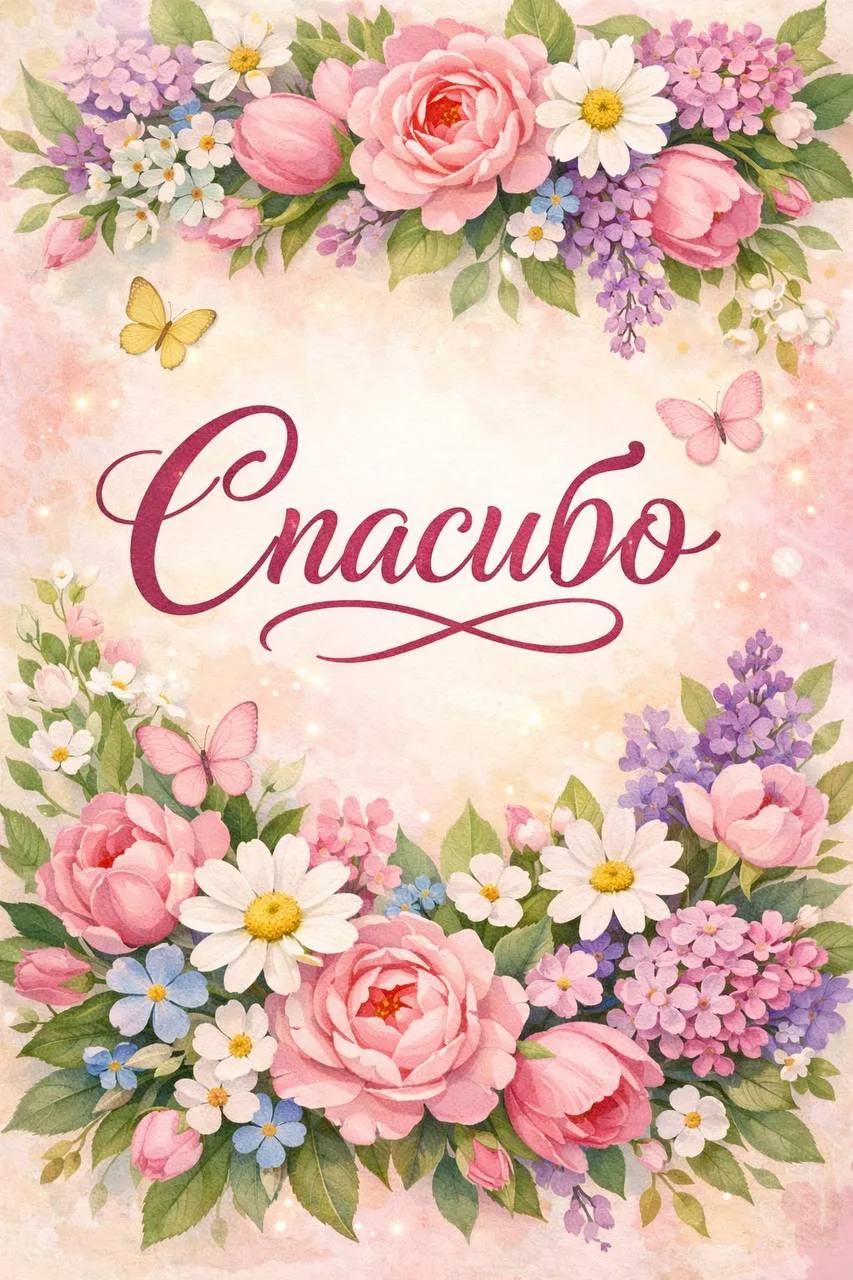 Спасибо, что вы есть! 🌷