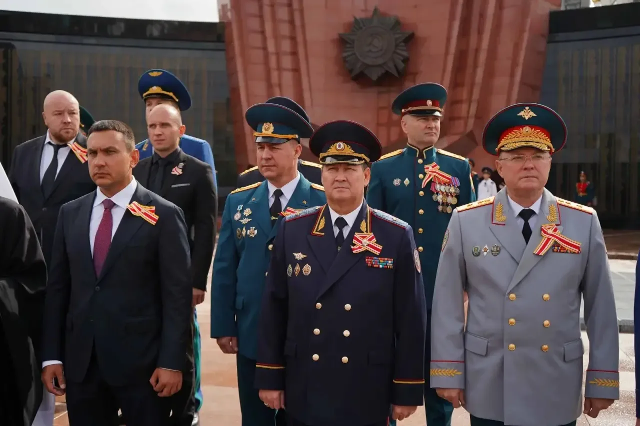 Начальник краевого ведомства генерал-майор полиции Андрей Шабашов принял участие в меро...