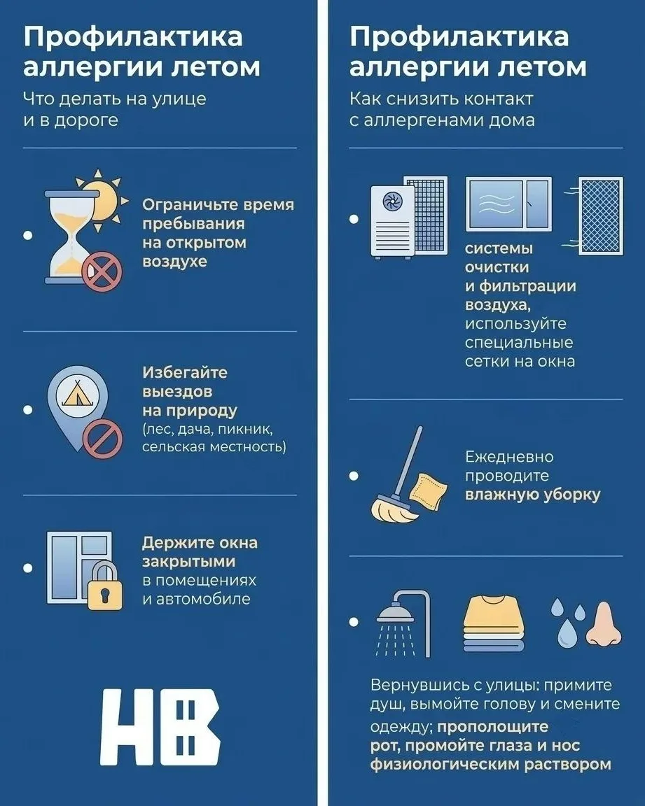 В теплое время года аллергические реакции могут возникнуть внезапно, однако соблюдение ...