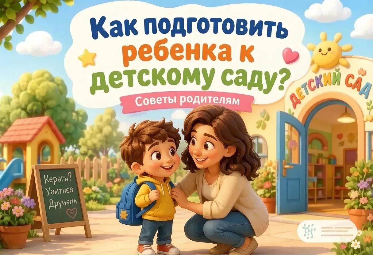 🌞 Готовимся к детскому саду: как плавно войти в учебный год после лета.