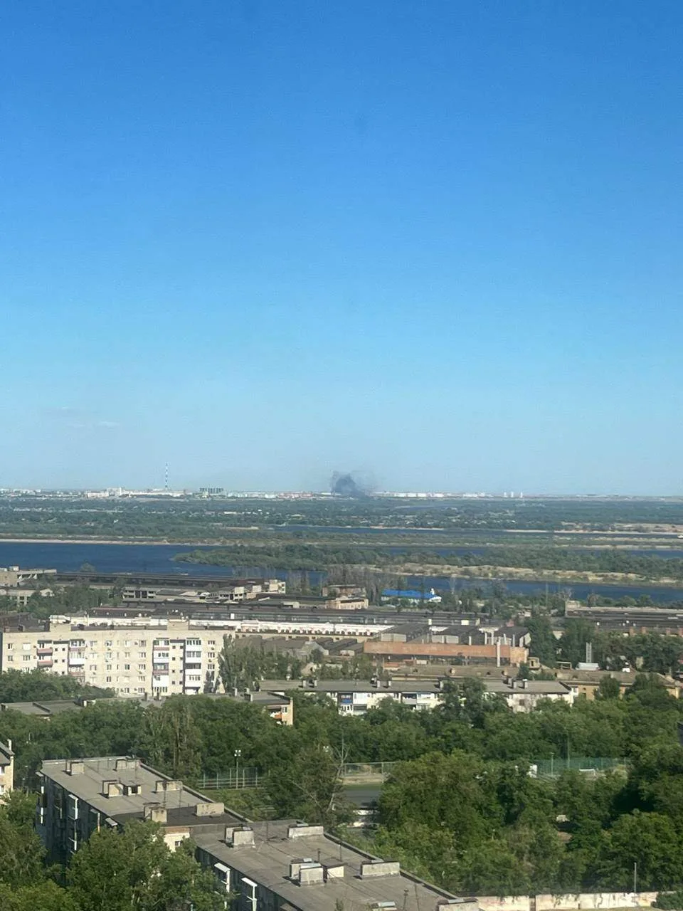 🔥Что то сильно горит в районе Волжского, ориентировочно новые микрорайоны, сообщают очевидцы