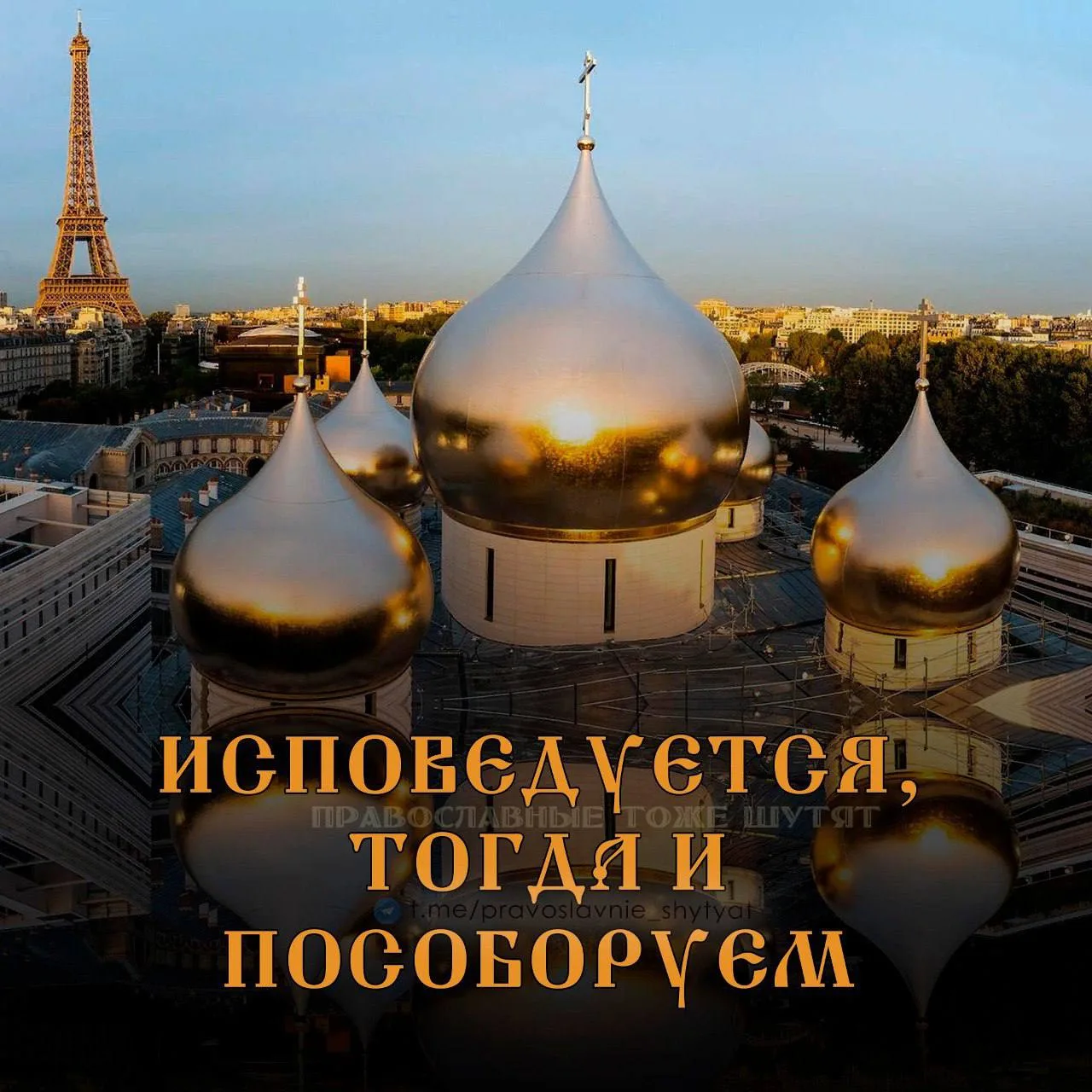 Православный храм во Франции.

К иерею подходит женщина с собакой на руках и говорит: «Вы и собачку 