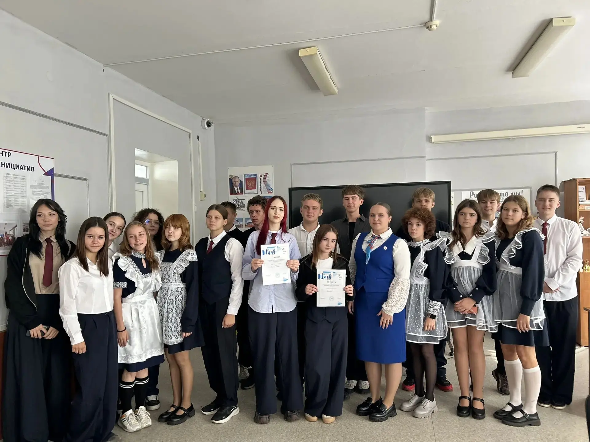 🎓 Сегодня в 9-х классах прошло профориентационное занятие, которое провели сотрудники ...
