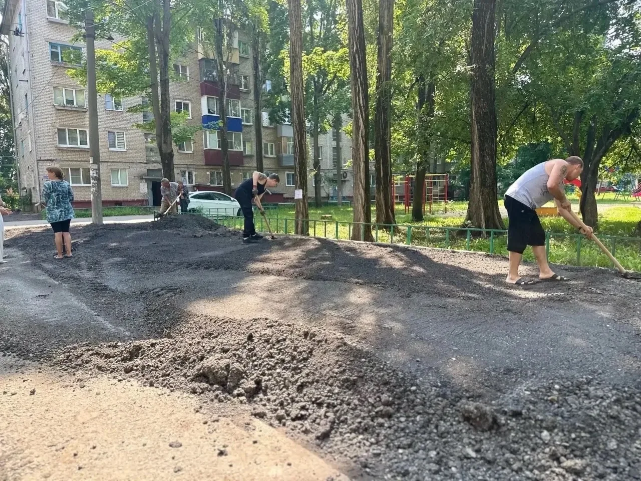 ♻️ В Липецке вторичный асфальт используют для благоустройства территорий
