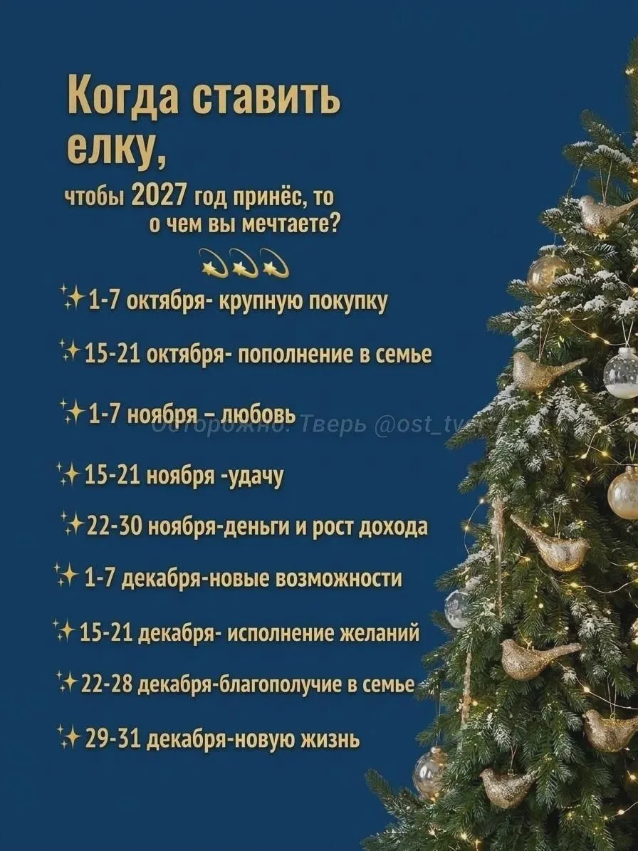 Нумерологи призвали ставить ёлку уже в октябре