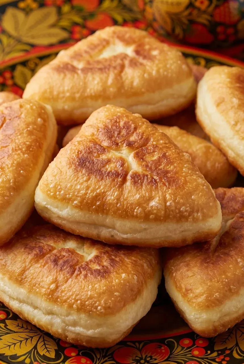🟡 Пышные жареные пирожки с картошкой и укропом