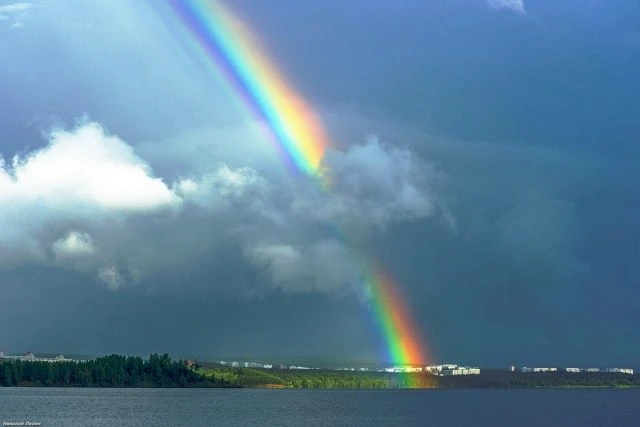 Летняя радуга в Усть-Илимске 🌈