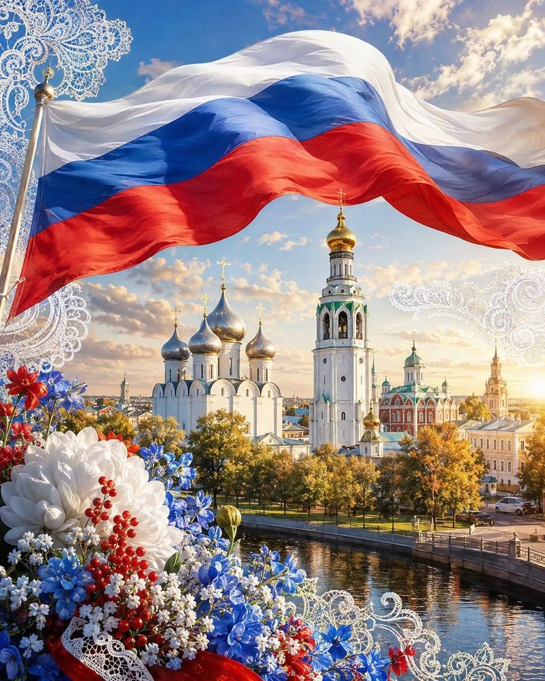 Доброе утро! Сегодня, 22 августа, отмечается День Государственного флага Российской Фед...