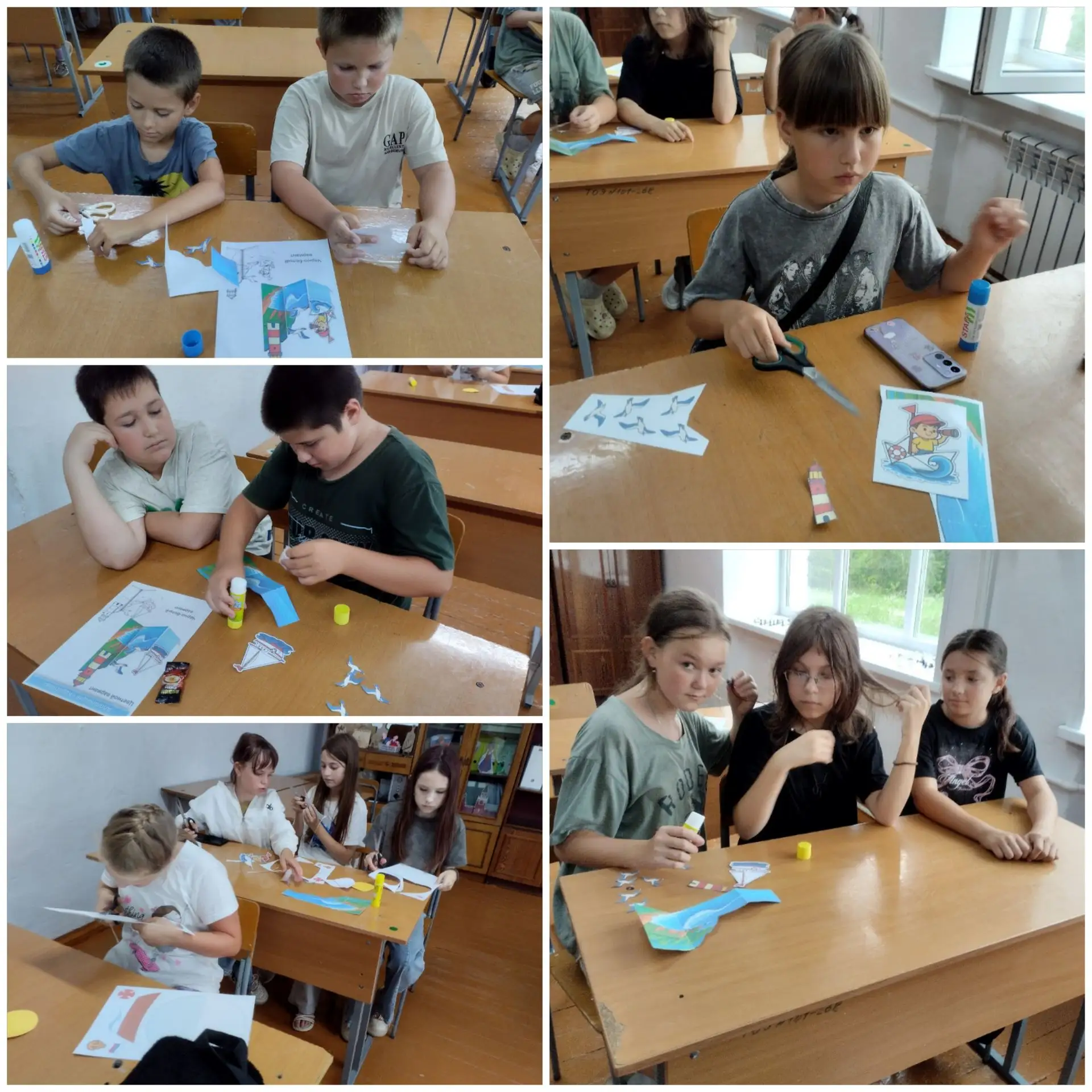 🚢 Творчество на морскую волну: шедевры из мастерской! 🎨

А какой же морской день без творчества? Н