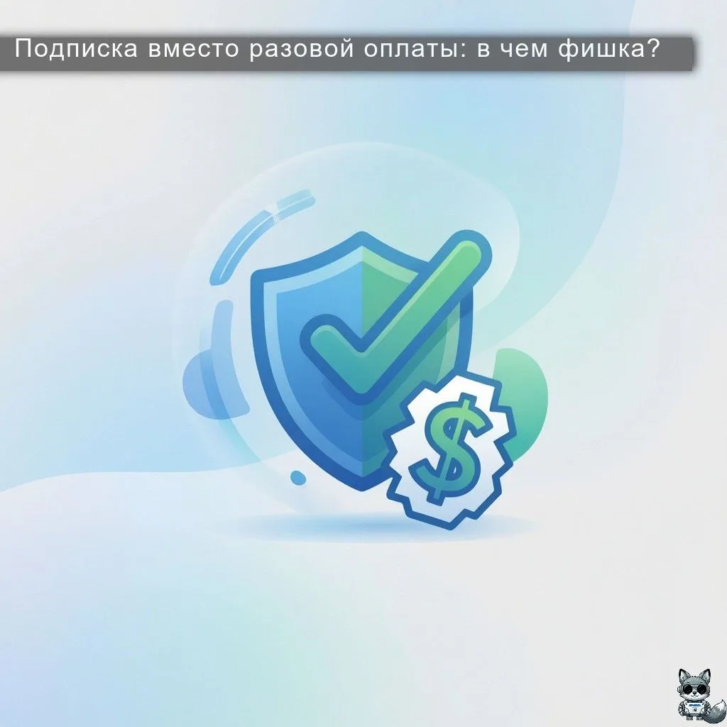 📌Подписка вместо разовой оплаты: в чем фишка?