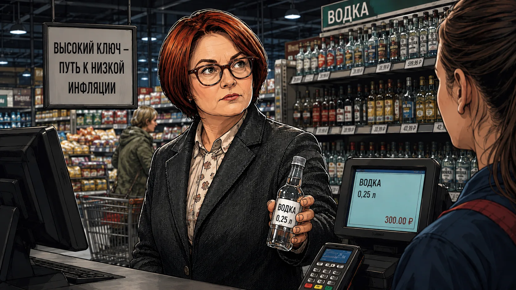 🔧 Ключ 14%, а консенсус-прогноз снова не сбылся!

Эльвира Сахипзадовна продолжает аккуратное употре