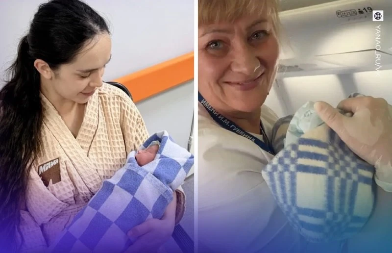 ✈️ Россиянка родила на борту самолёта.