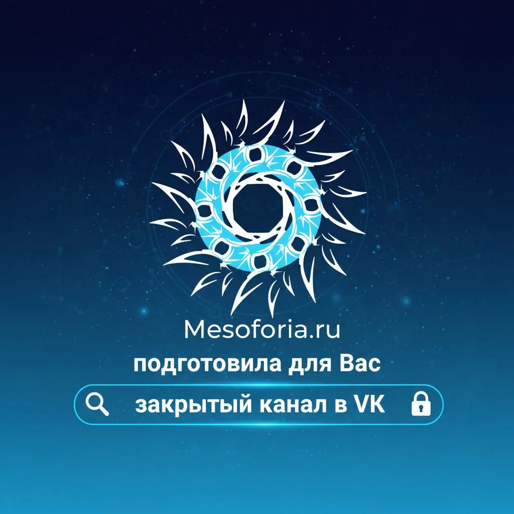 Mesoforia.ru открыла для вас закрытый VK-канал — уютное, удобное пространство, где всё самое важное 