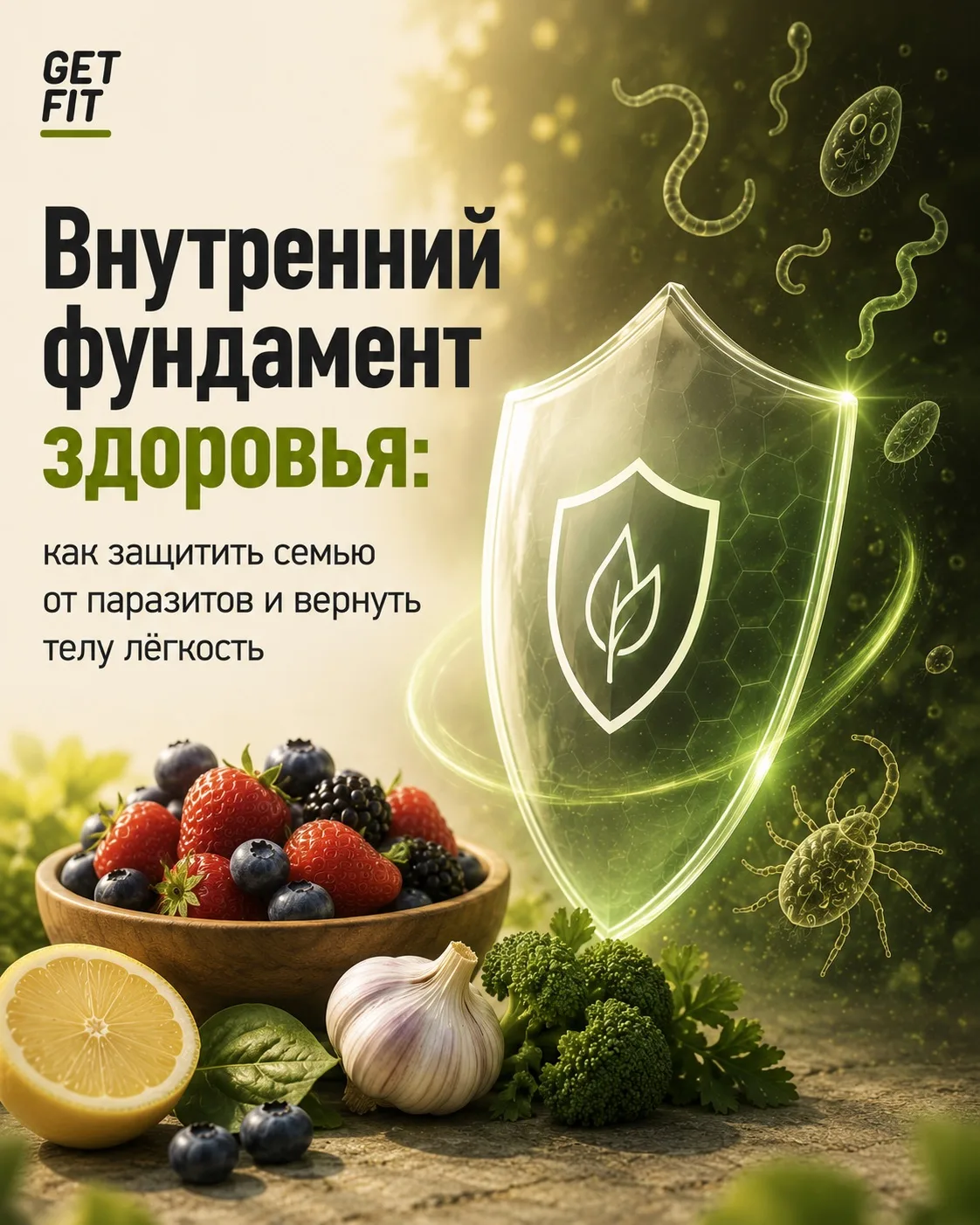 🛡Внутренний фундамент здоровья: Как защитить семью от паразитов и вернуть телу легкость? 

Абсолютн