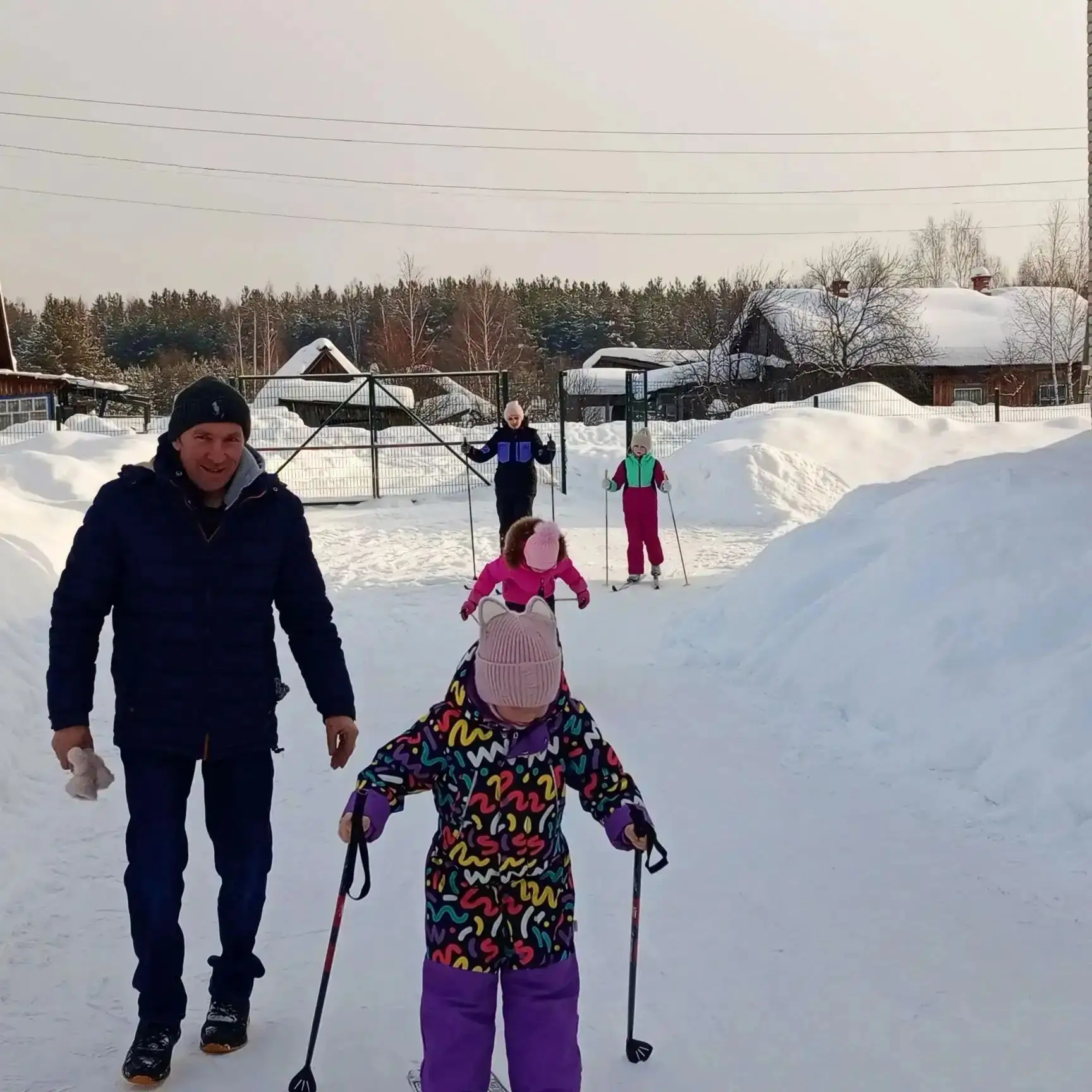 Педагоги и учащиеся школы приняли участие в «Лыжне России 2026». Ежегодная массовая спо...
