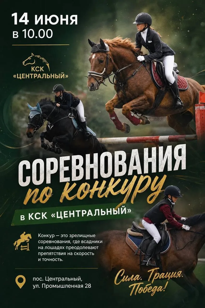 🏆🐎 Соревнования в КСК «Центральный»!