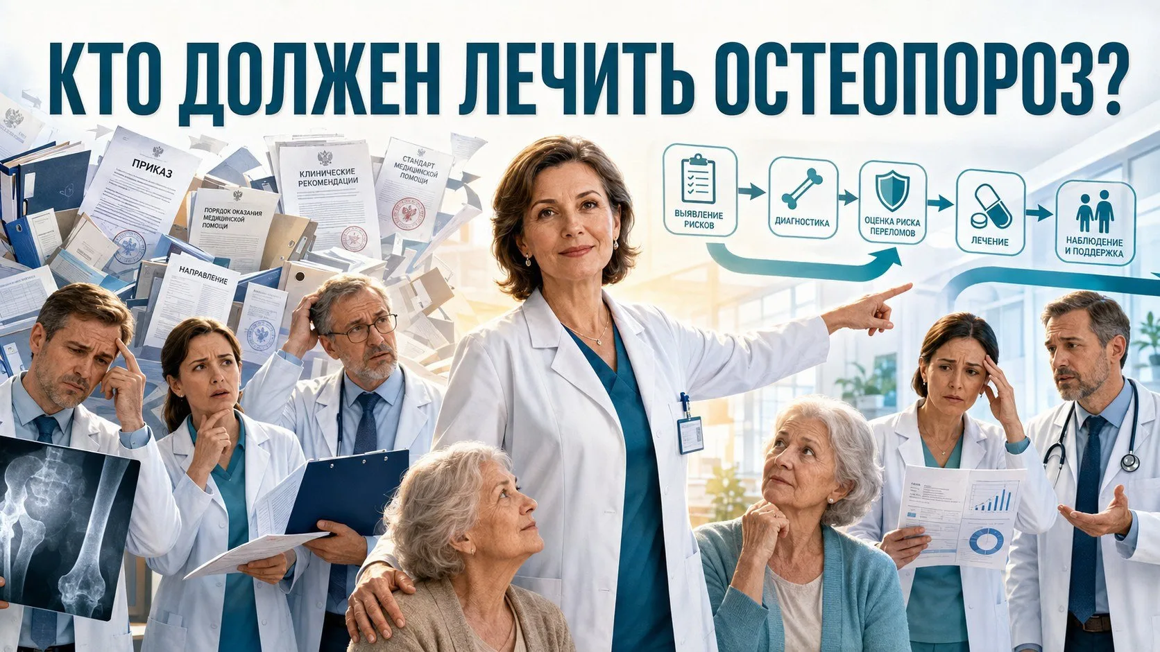 Кто должен лечить остеопороз?