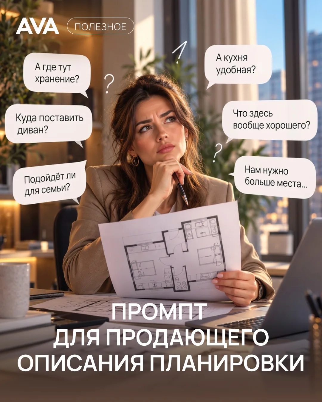 Планировка есть, но что написать клиенту? 💬