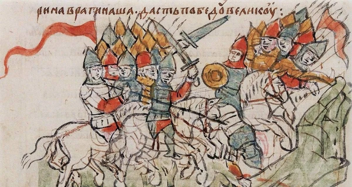 30 июля 1184 года - Русскими дружинами князей Святослава Всеволодовича и Рюрика Ростиславича разгром