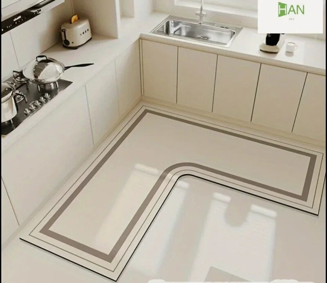 Эксклюзивные впитывающие коврики 120x120x45 см для кухни антискользящие.