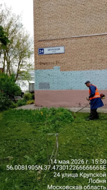 А так же, наши сотрудники приступили к работам по покосу дворовых территорий. 🫡