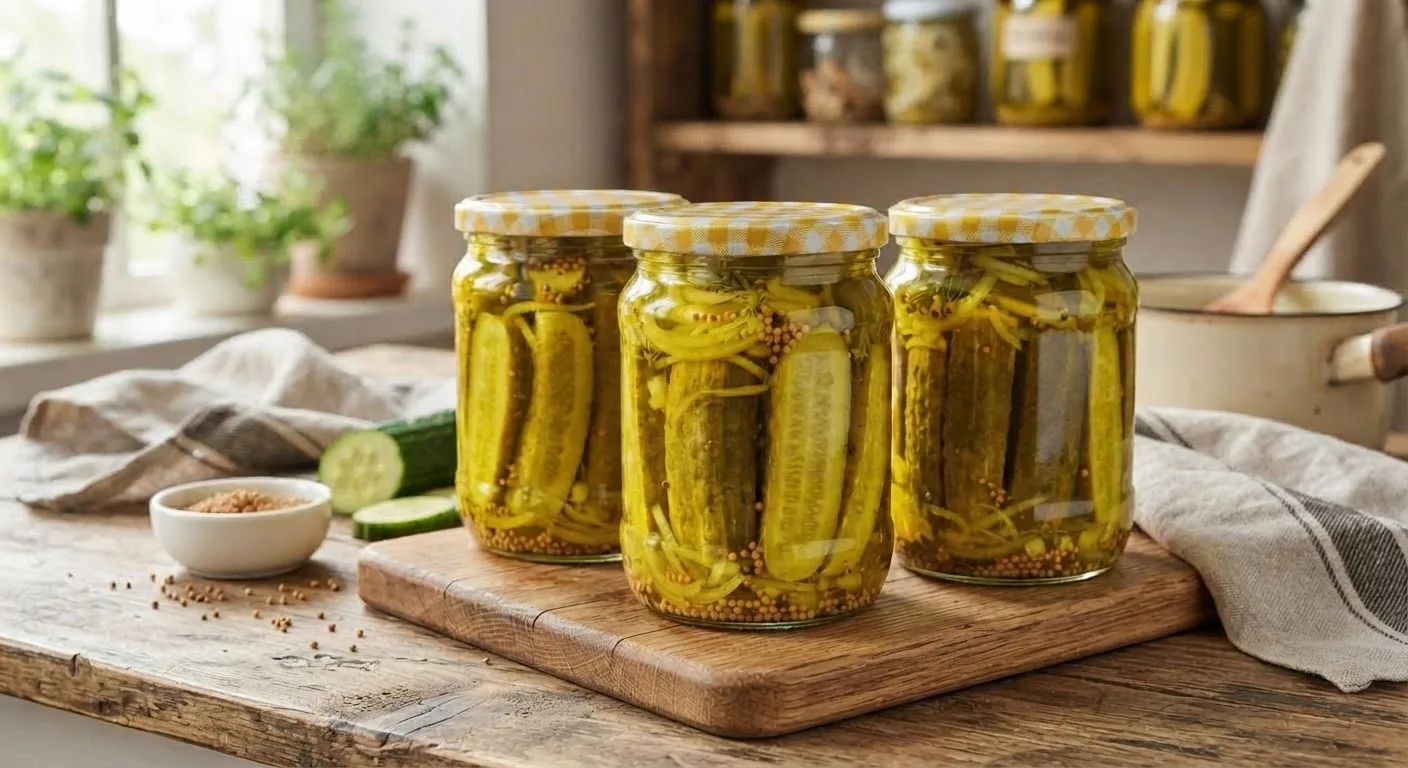 Пикантные огурчики «Янтарные» 🥒💛