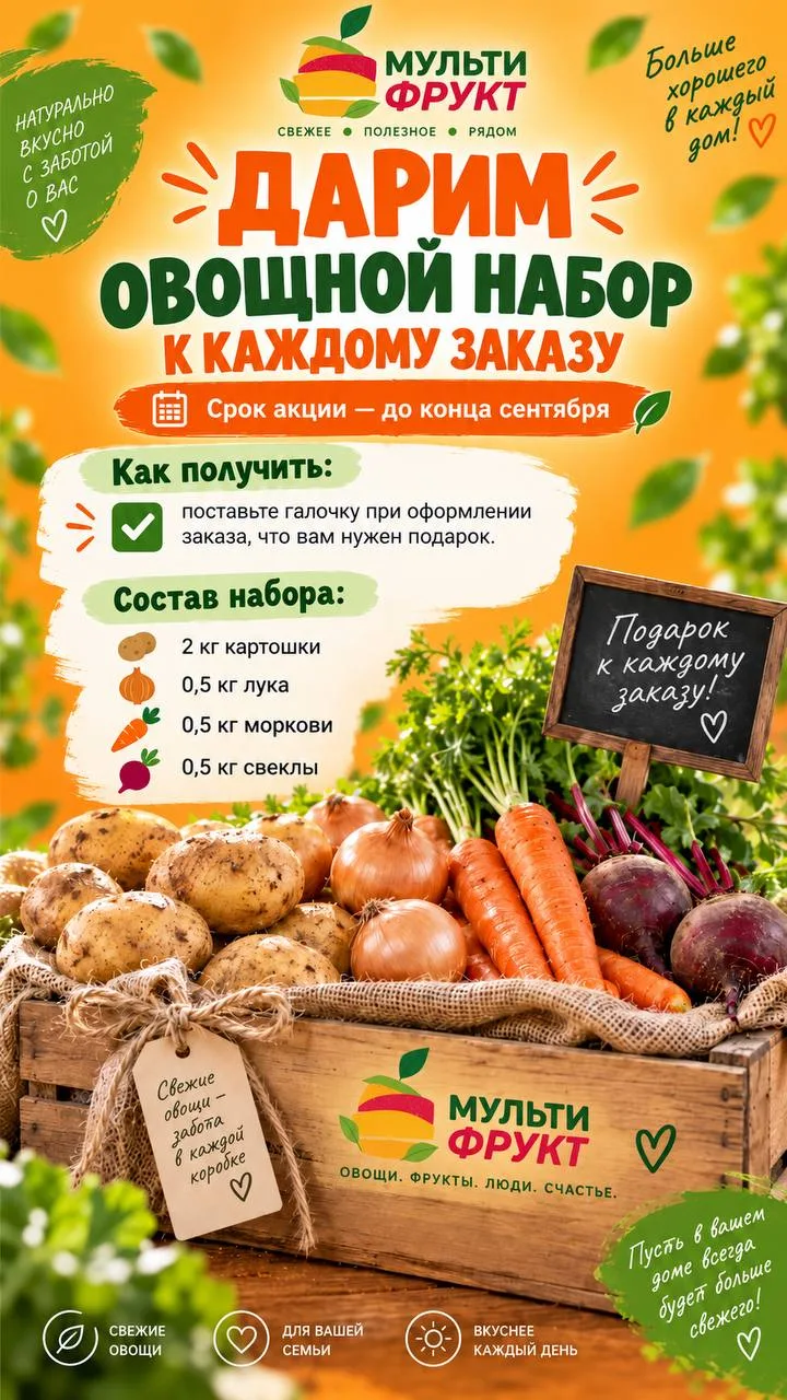 Подарок можно получить к любому вашему заказу.