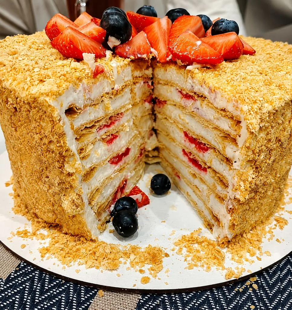 Вкусный разрез 📸 от заказчицы и снова восторг о «Наполеоне»🥰

Делюсь свежим отзывом от моей постоя