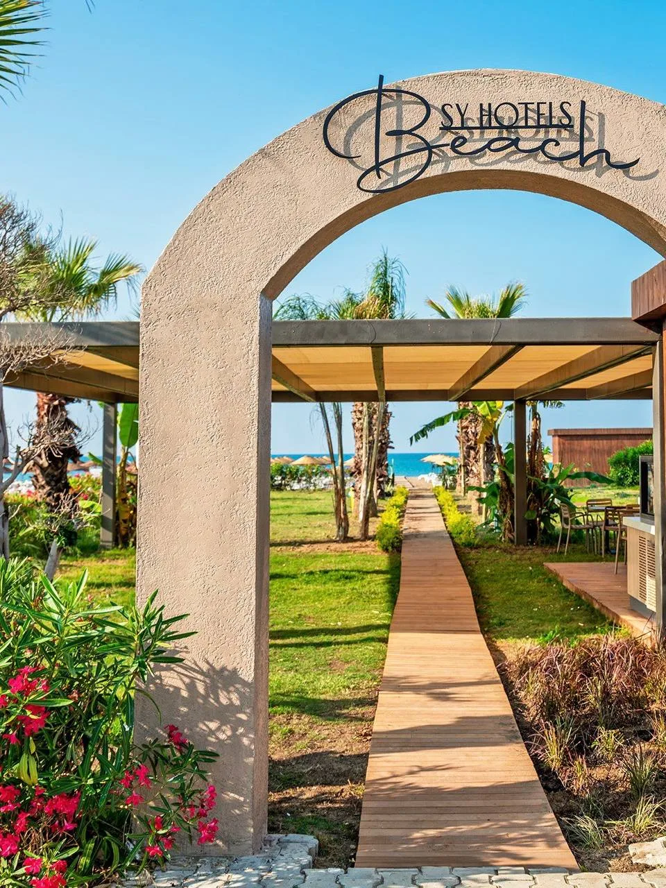 💛 Стильный Белек с аквапарком 

Sy Hotels Belek 5* — семейный отель в Кадрие рядом с Белеком. До со