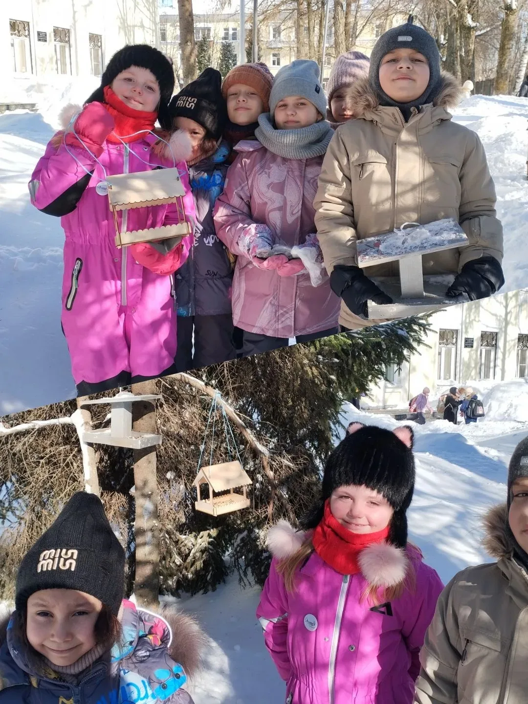 🐦❄️ Операция «Птичья столовая» прошла в нашем лицее! ❄️🐦  Ребята приняли активное участие в экологич
