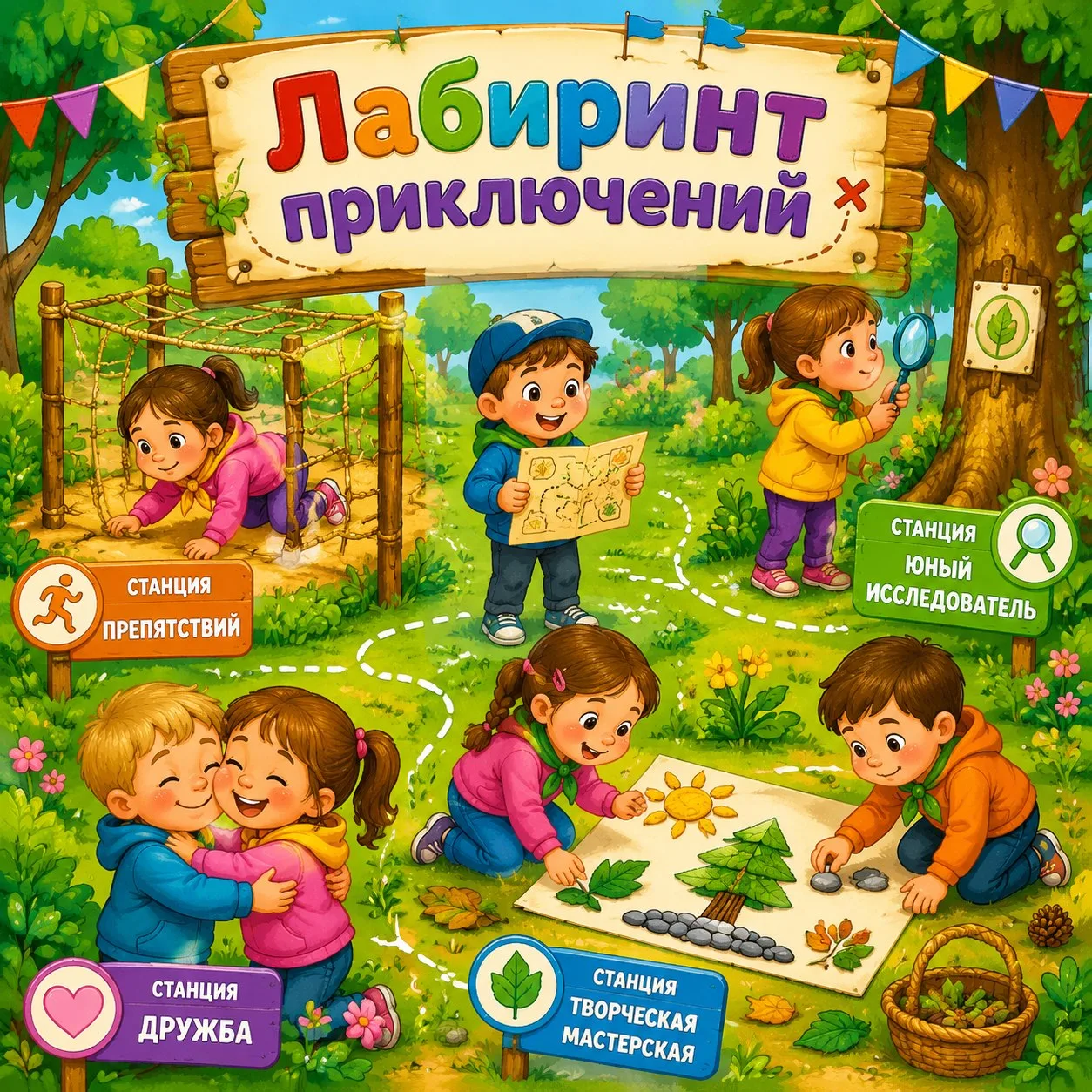 📸Наши маленькие герои! Как РВГ2 покорила «Лабиринт Приключений»
