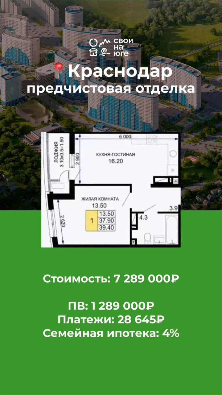 Первичка или вторичка, что выбрать?
Показываем два варианта в одном жилом комплексе.

ЖК новый, клас