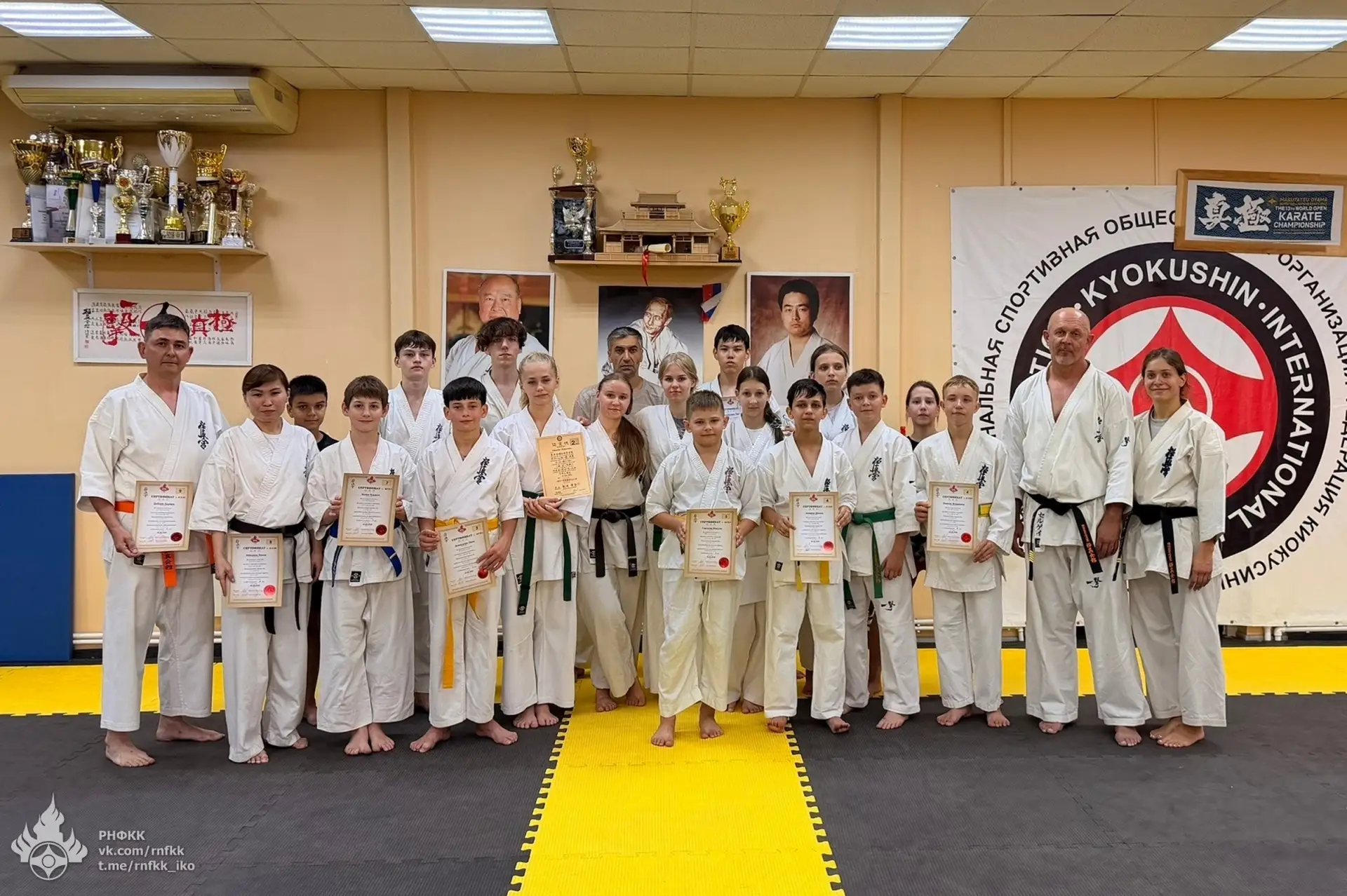 Новые кю в СК "Kajiya dojo", г. Астрахань