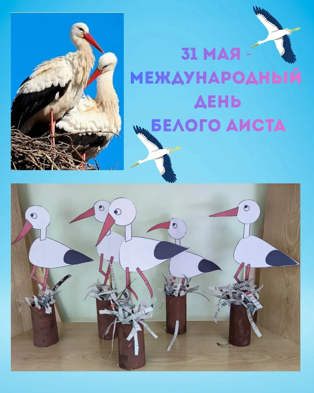 31 мая — особенная дата в календаре, ведь это Международный день белого аиста. В преддв...