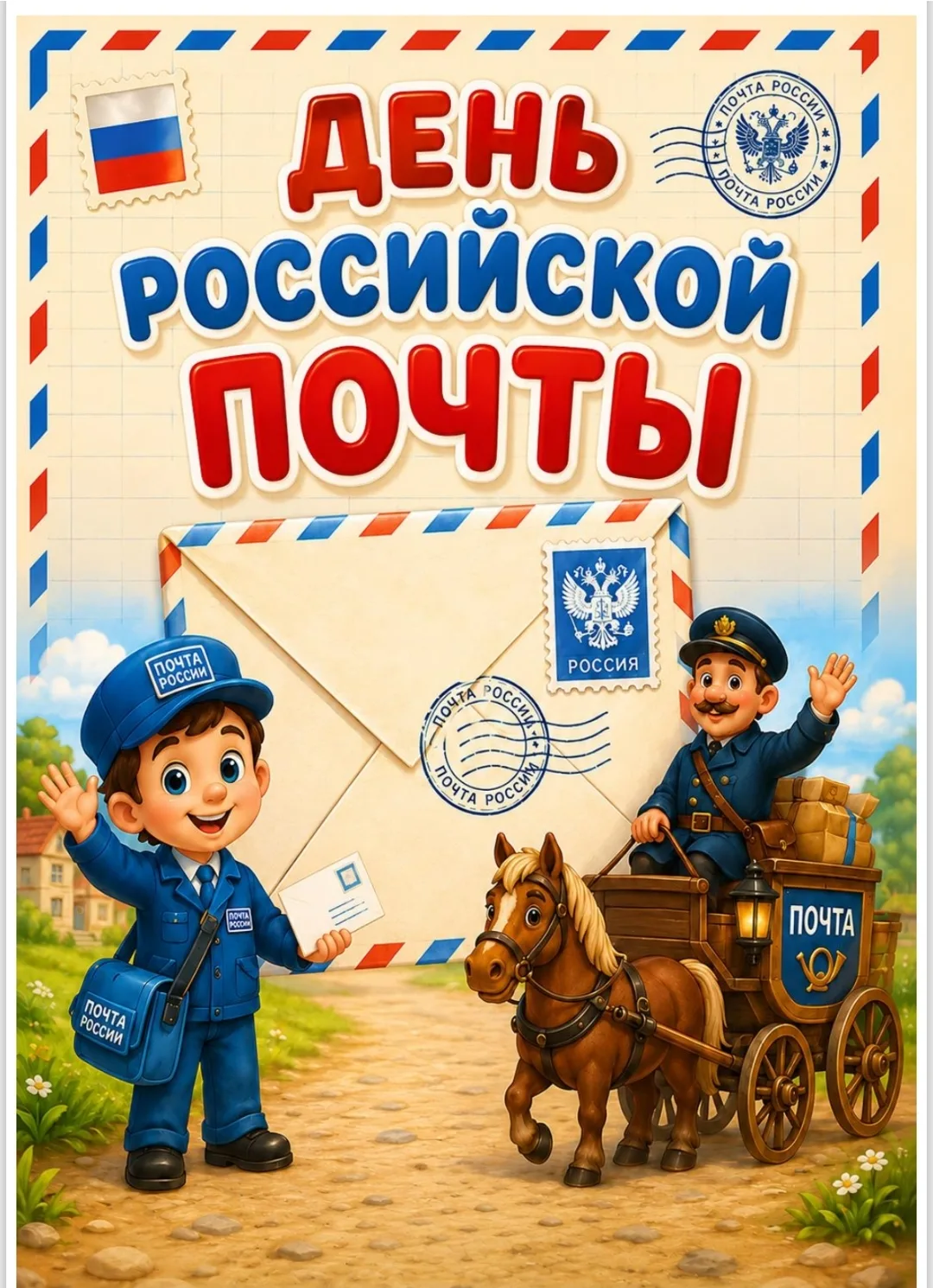 12 июля — День российской почты! 💌 Поздравляем всех причастных! Почта — это связь поколений и мост 